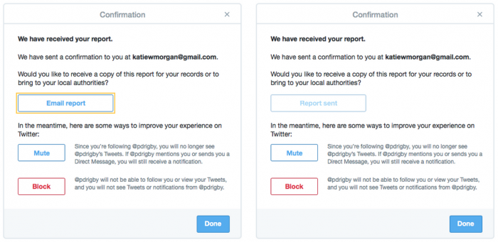 Twitter Threat Report Tool
