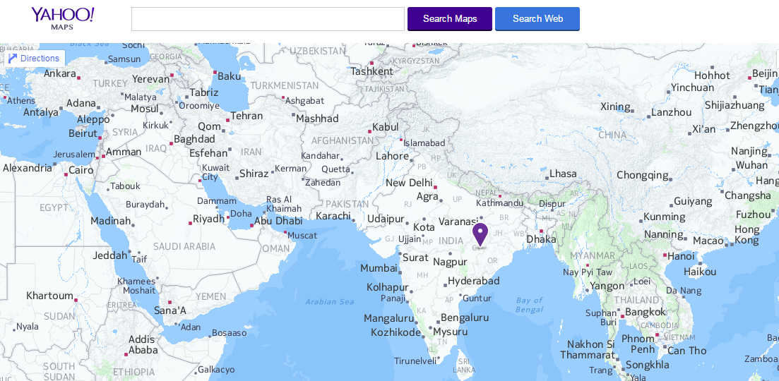 yahoo maps